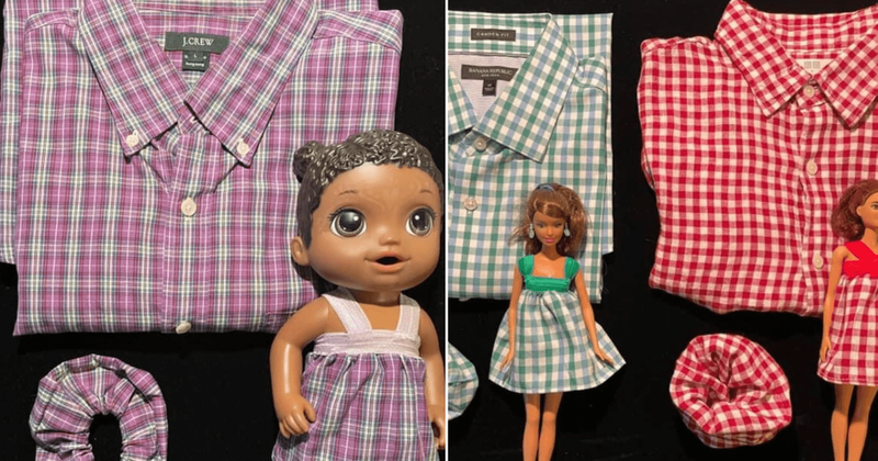 Former fashion designer restores discarded Barbies to give them new life with migrant children