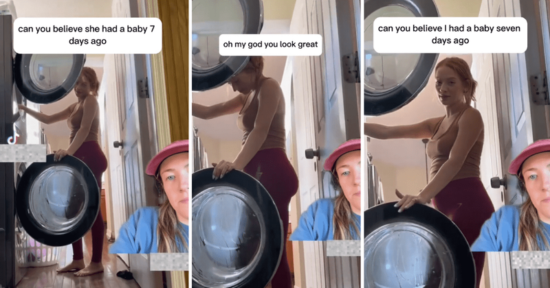 Life coach sparks debate over women’s invisible labor after new mom filmed doing laundry