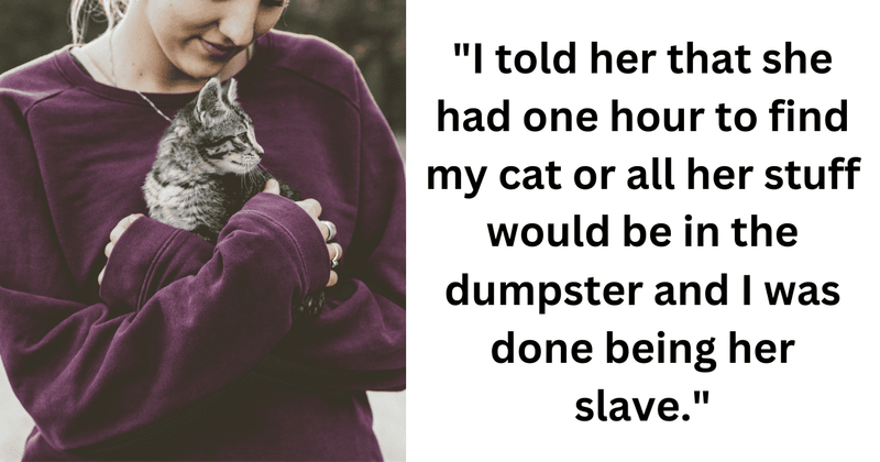People rally behind woman who chose her elderly cat over her fiancè and his daughter