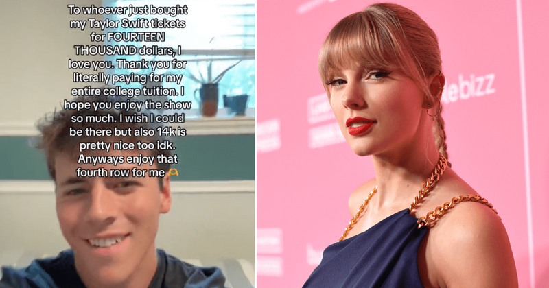 Taylor Swift fan says he managed to sell his 'Eras Tour' tickets for $14k to cover college tuition
