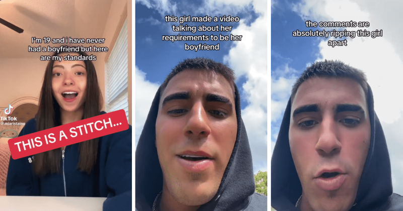 Man defends woman's simple relationship expectations amid criticism of being 'unrealistic'