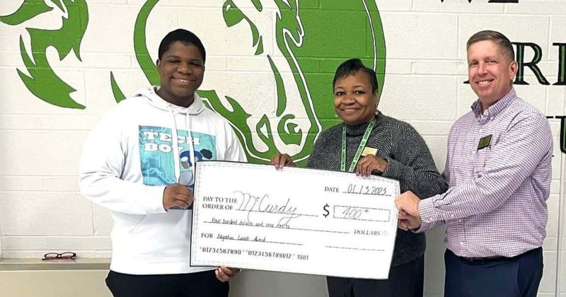 Teen on a mission to eliminate lunch debt starts by paying off unpaid student debt at former school