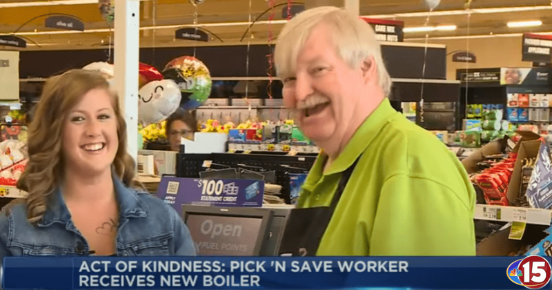 Woman raises thousands for favorite grocery store worker after learning he didn't have heat at home