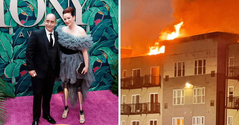 Bilateral above-knee amputee marries love of her life 2 days after losing nearly everything in fire