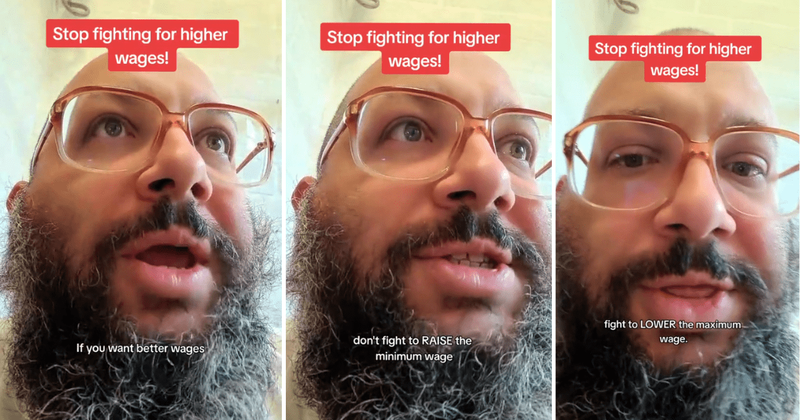 Man provides an unconventional strategy for minimum wage workers to achieve higher compensation