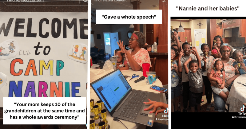 Grandma organizes unique summer camp and delights grandchildren by giving them a memorable vacation
