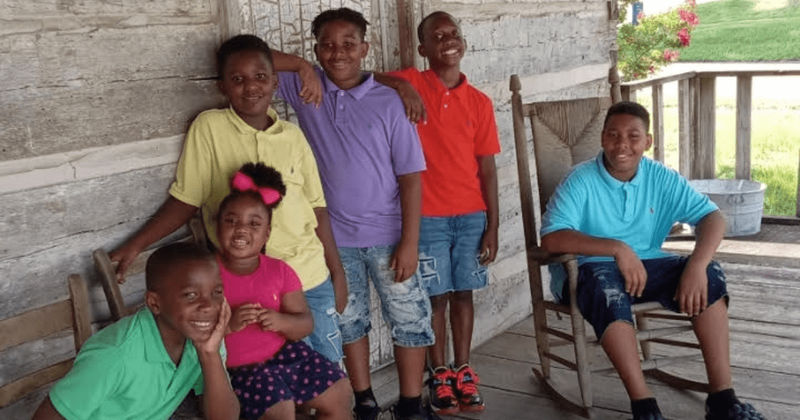 She took in six siblings so they wouldn't split up in state custody. Now she's hoping to adopt them.