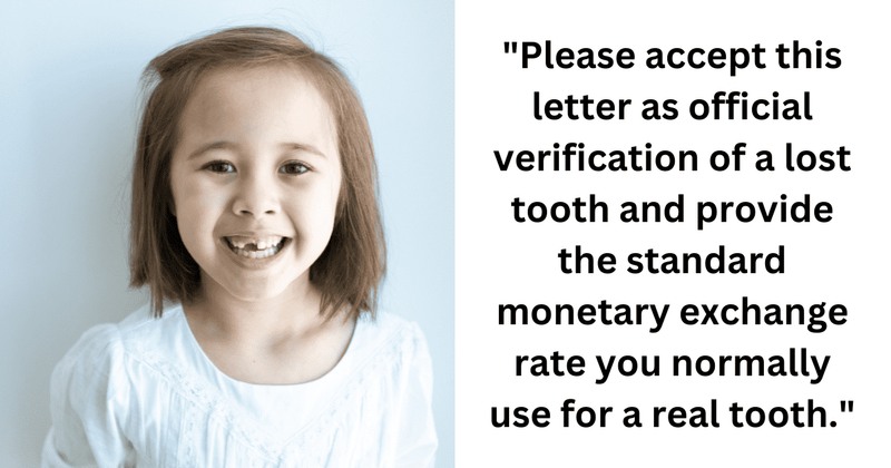 Principal writes a heartwarming letter to 'tooth fairy' after a student lost a tooth in school