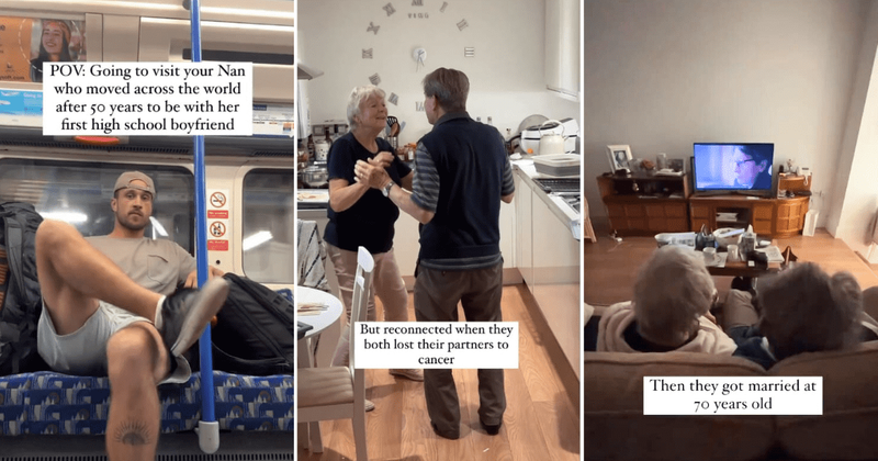 Grandmom moves across the world after 50 years to marry her first high school boyfriend 