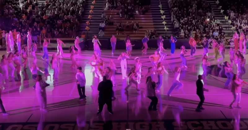 High school administration joins dance team for a stunning recreation of the viral 'Barbie' dance