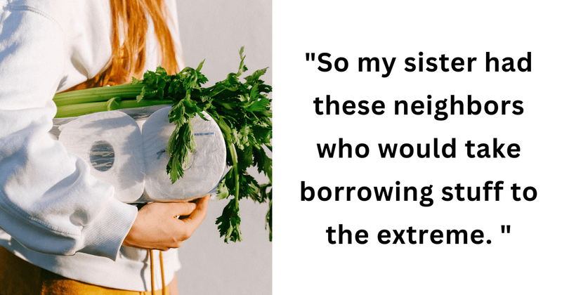 Woman gets back at neighbor who kept borrowing household items with a clever trick