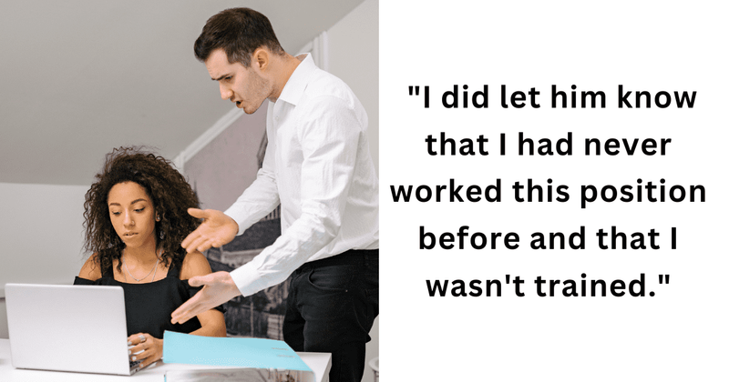 Internet rallies around employee after manager used them as a scapegoat by assigning unfamiliar task