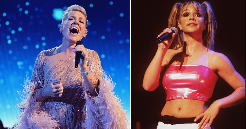 Pink changes the lyrics of her song 'Don't Let Me Get Me' to support 'sweet Britney Spears'