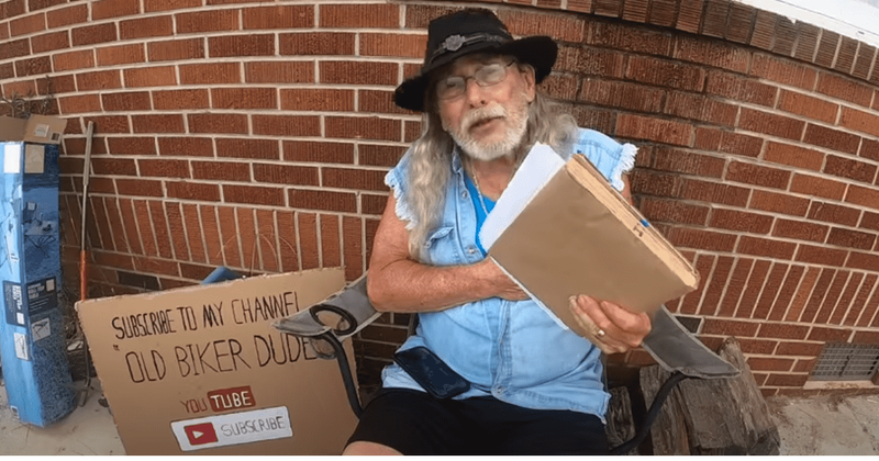 Content creator's support elevated 'old biker dude' to overnight fame and transformed his life