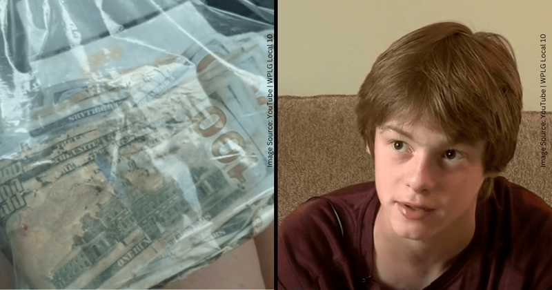 Boy lauded as real-life hero after he returns $2000 to farmer whose wallet he found while fishing