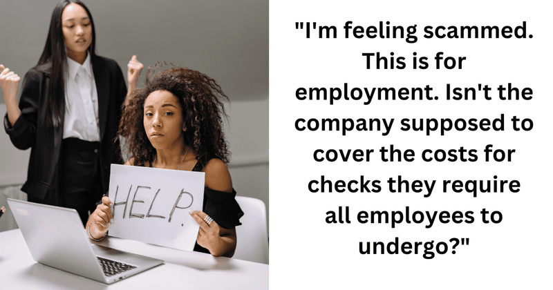 Employee reveals job asked staff to get FBI background checks at personal expense and lie about it
