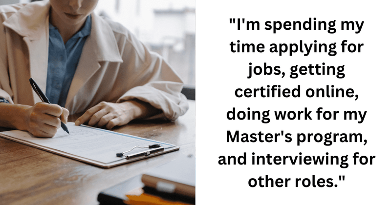 Smart employee responds to manager's lack of recognition by applying for other jobs
