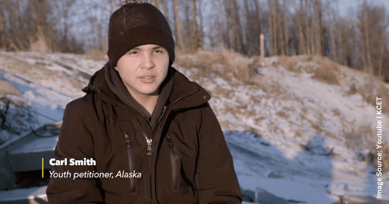 Young climate change activist is raising awareness to save his village in Alaska: 'I want it back'
