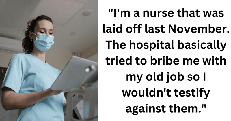 Nurse stands up for herself as the hospital tries to bribe her with her old job amidst lawsuit