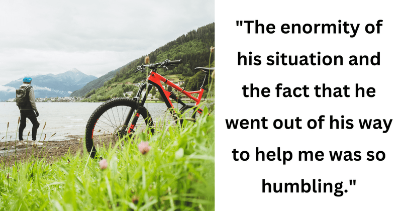 Man shares a humbling encounter with a homeless man who replaced his flat tire: 'Lesson in humanity'
