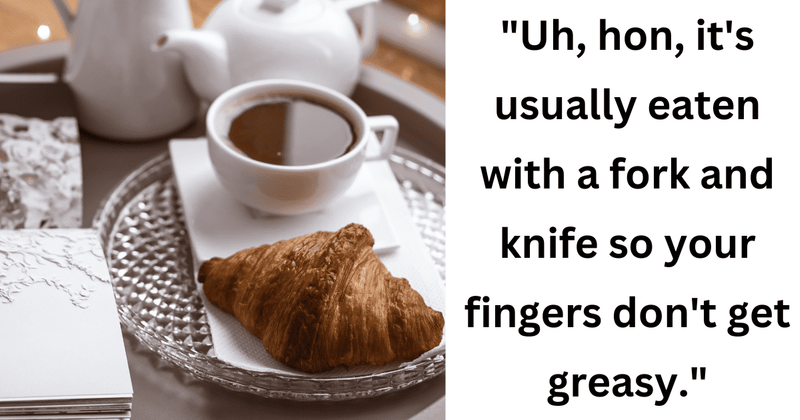 French man gives epic lesson to condescending tourists who tried to school his partner on croissants