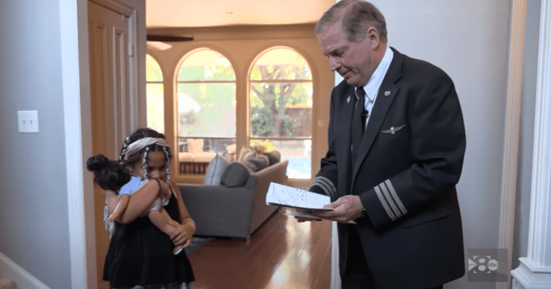 Airline pilot brings back doll lost halfway around the world to 9-year-old in heartwarming reunion