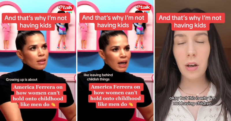 Woman urges normalizing not having kids after being inspired by America Ferrera's take on motherhood