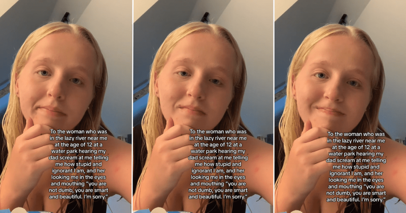 Woman shares how a stranger's positive affirmations in a vulnerable moment left a mark on her