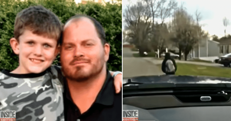 Dad makes son run to school in the rain as punishment for bullying another kid on bus, sparks debate