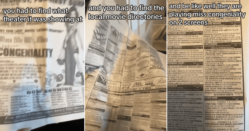 Millennial explains how differently people used to watch movies in the early 2000s