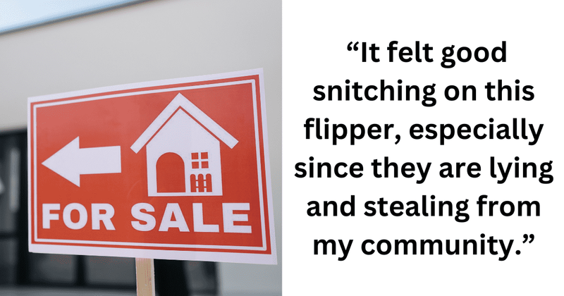 Homeowner exposes tax-evasion scheme of an illegal property flip for community integrity