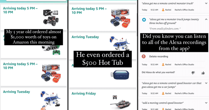 5-year-old buys toys and hot tub worth $1000 using Alexa voice command on Amazon and shocks dad