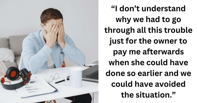 Employee faces 'wage theft' after boss withholds salary while demanding an absurd apology