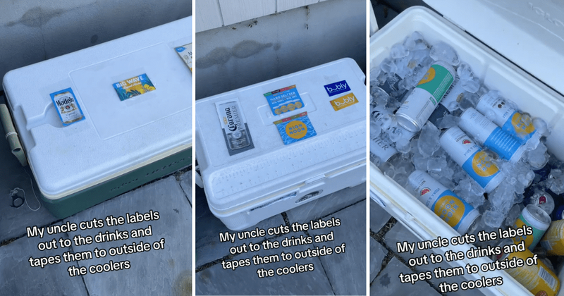 Woman shares ingenious ice cooler hack that can help guests find their drinks easily