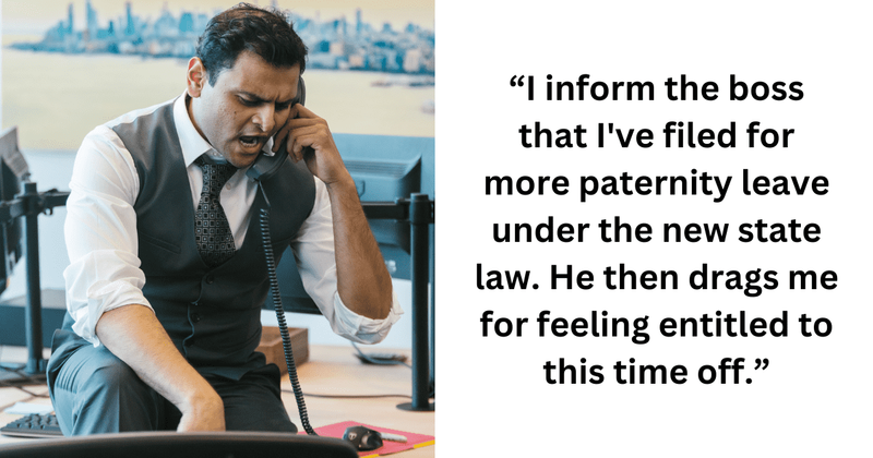 Man stands up to 'toxic boss' and seeks law's help after wrongful dismissal over paternity leave
