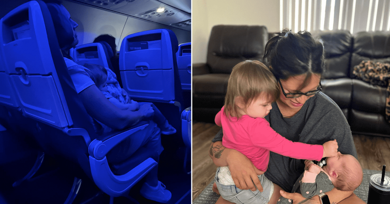 Stranger comes to rescue of an overwhelmed mother traveling alone with three kids: 'Guardian angel'