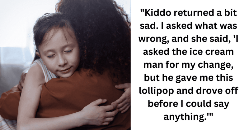 Icecream man gets a dose of karma for scamming little girl after mom turns up her neighborhood charm