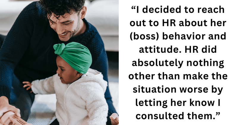 Dad goes on paid sick leave after toxic boss tells him to keep his baby 'in daycare longer' and work