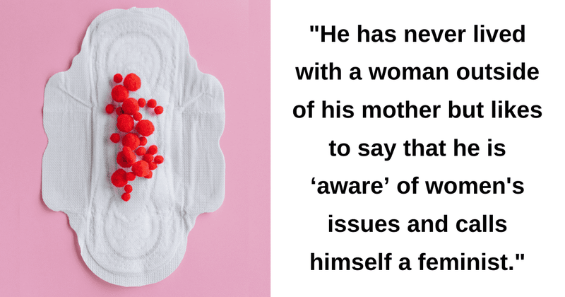 Woman has hilarious interaction with roommate when he bans her from showering while on periods