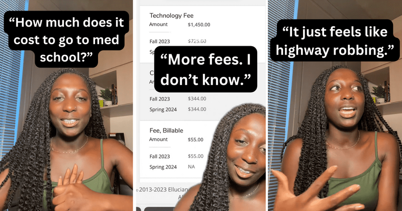 Med school student explains breakdown of annual fee structure and calls it 'embezzlement'