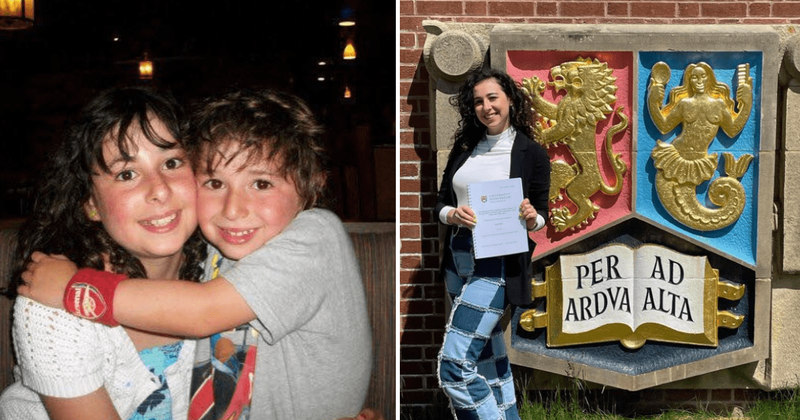 Woman who lost her brother to rare heart condition pursues master's in researching the same