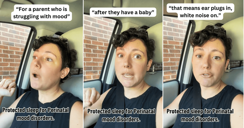 Lactation consultant explains why 'protected sleep' is necessary to treat perinatal mood disorders