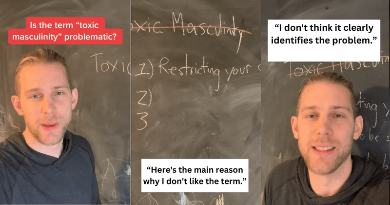 Teacher explains why 'restrictive masculinity' is a better term to address toxic male behavior