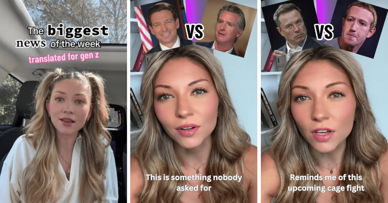 Woman goes viral for hilariously translating the 'news of the week' for Gen Z: 'Big news energy'