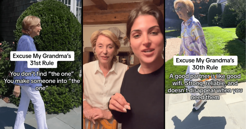 80-year-old grandma and granddaughter team up to give the best and on-point dating tips