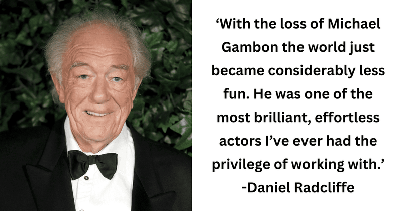 'Harry Potter' stars pay tribute to Sir Michael Gambon following his death at the age of 82