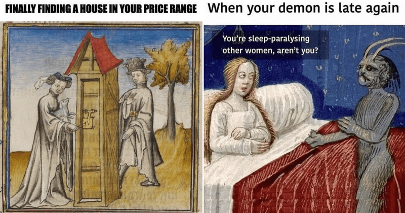 25 hilarious 'ancient memes' that put a 21st-century twist on historical art
