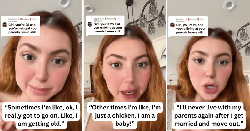 Woman in her mid-20s unapologetically defends her choice to live with her parents