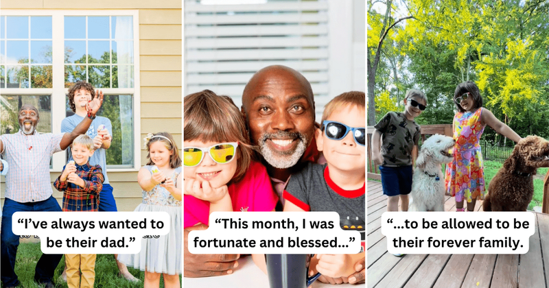 Single dad adopts 2 siblings after fostering 36 kids over seven years: 'I can be their forever home'