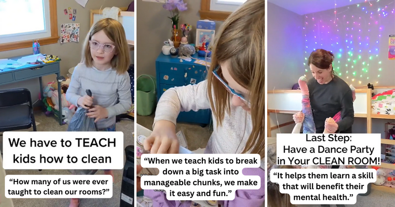 Mom shares a fun and easy way to get kids to clean their rooms on their own